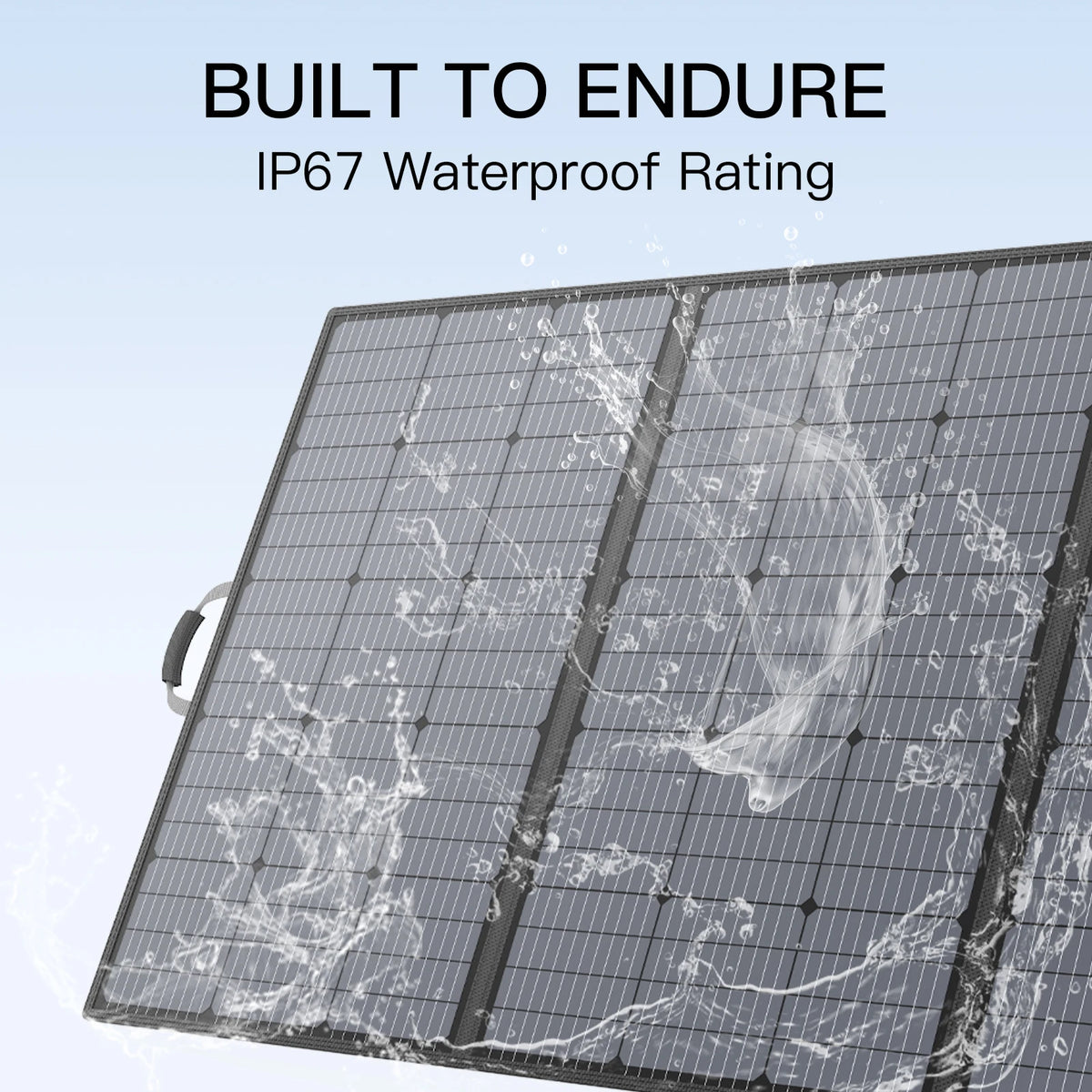 MHPOWOS 400W Waterproof Foldable Monocrystalline Solar Panel