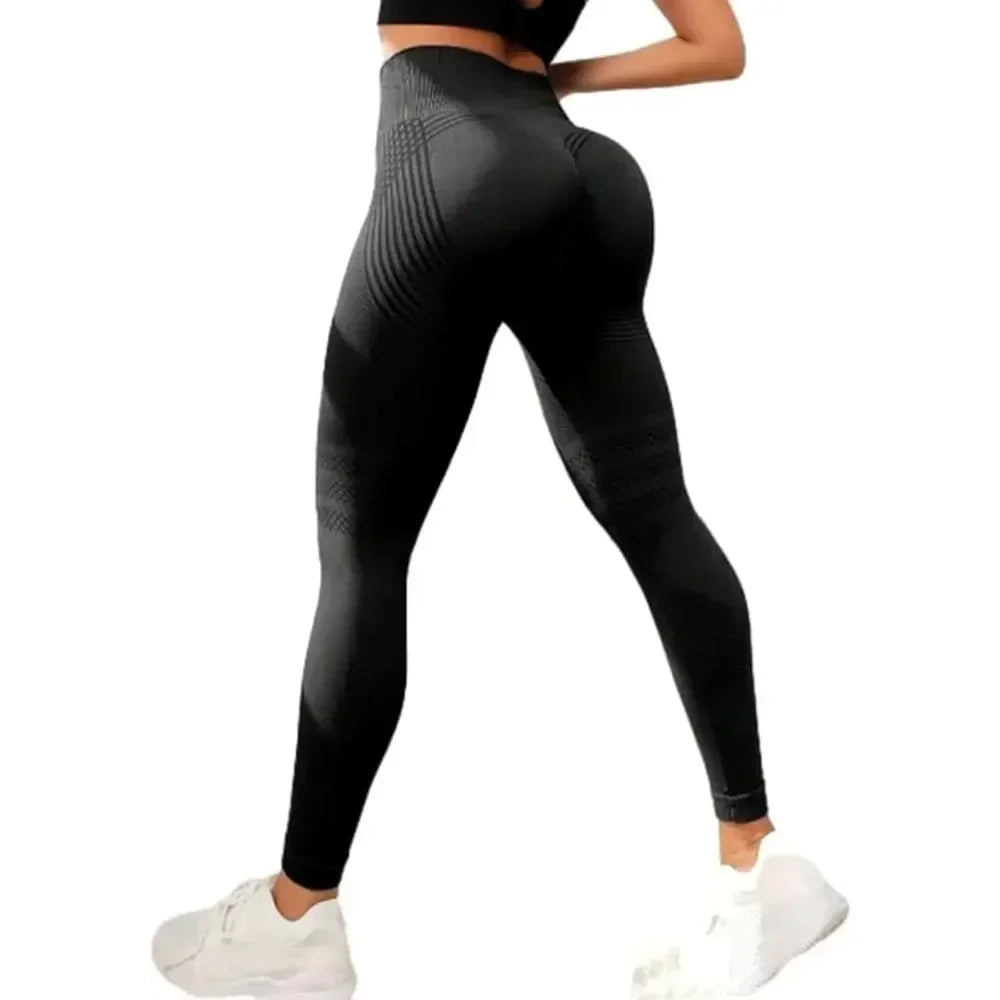 Anti Cellulite 3D Leggings High Waisted Butt Lifting Tummy Control