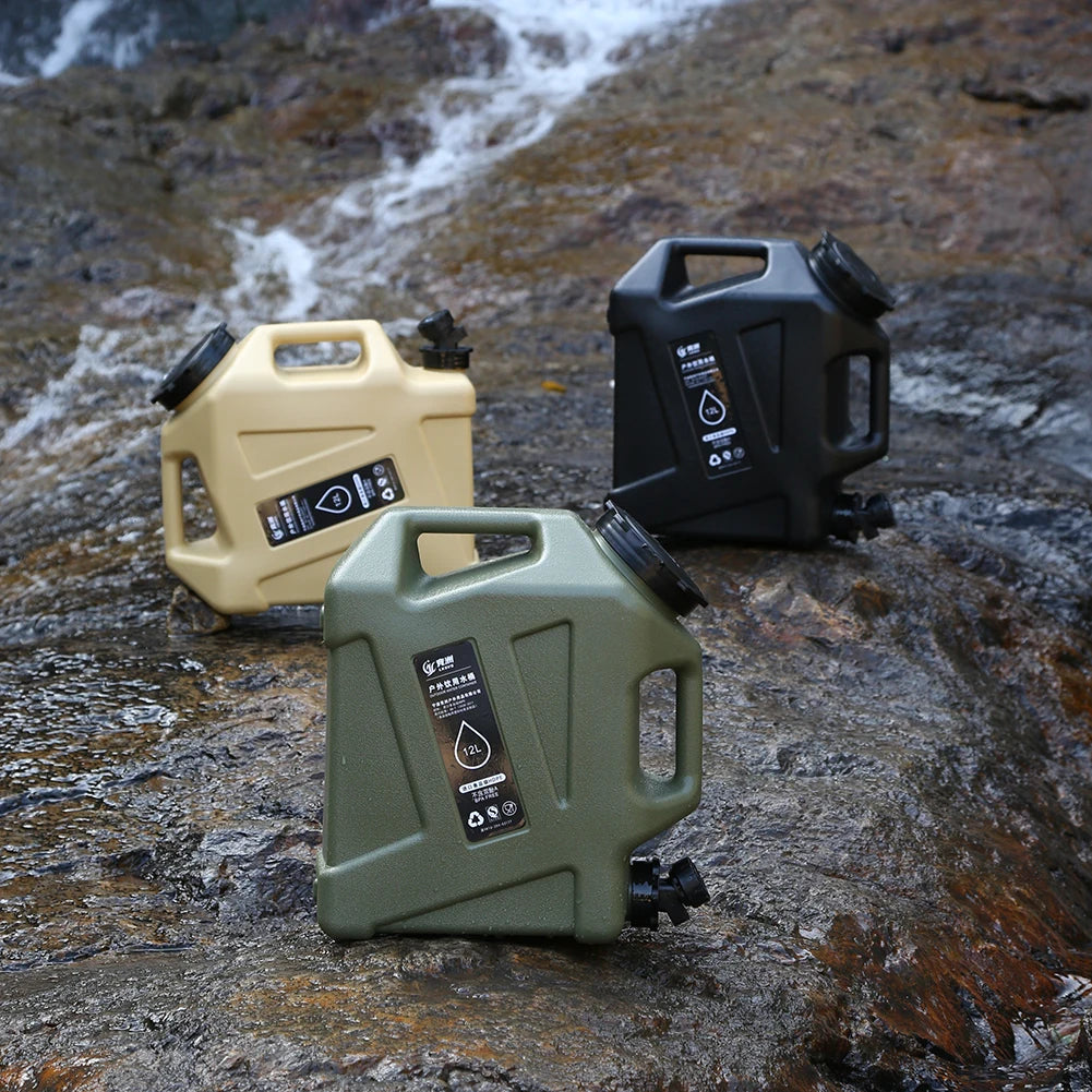 APWIKOGER Camping Water Container Storage Carrier Outdoor Hiking