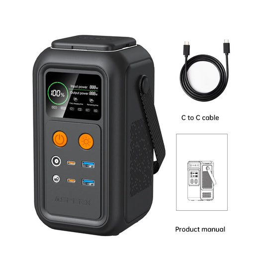 Ctolity 192Wh Lifepo4 Power Station 200W Portable Charger