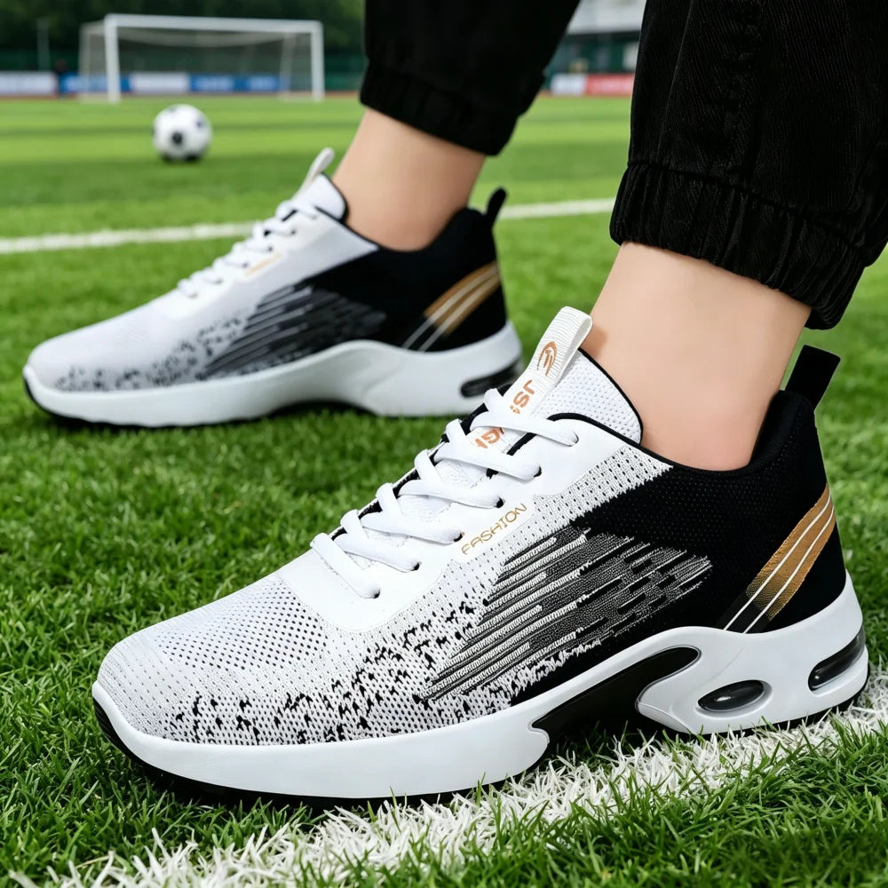 Men Breathable Mesh Air Cushion Running Shoes