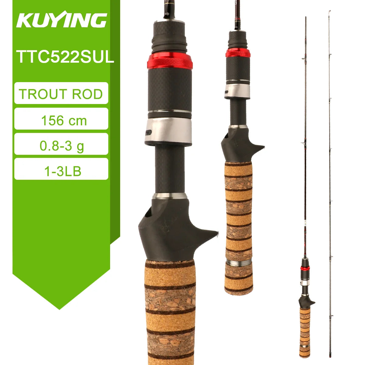 KUYING TETON Spinning Casting Rod Carbon Fuji Parts