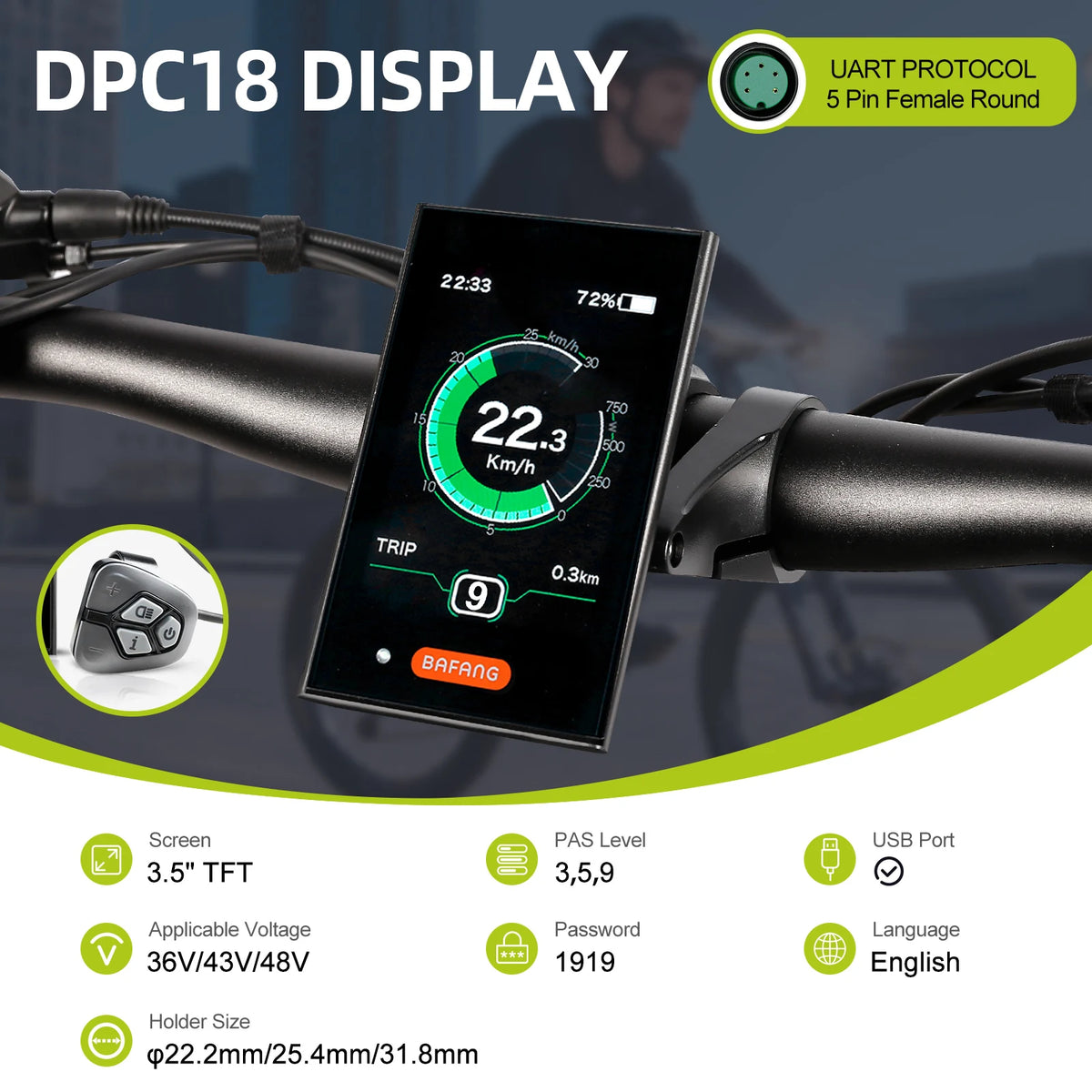 Varstrom UART Display Protocol Ebike Bluetooth Dash Bafang Hub Motors
