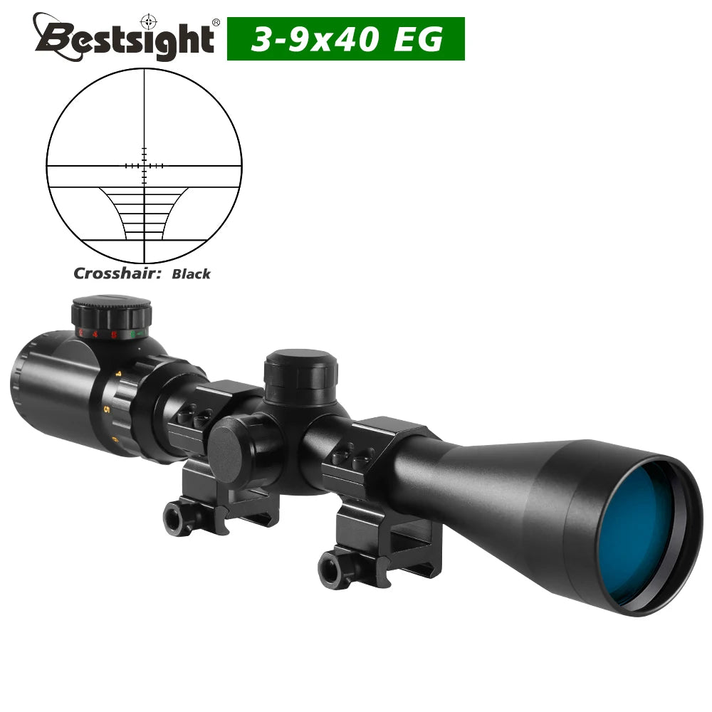 Nabila Hunting Scope Illuminated Mil Dot Crosshair With Mounts