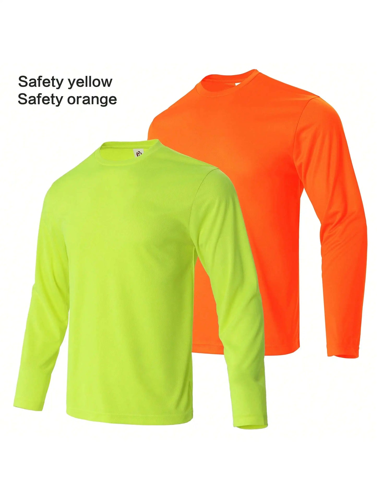 Men Performance Long Sleeve Moisture Wicking Athletic Tee
