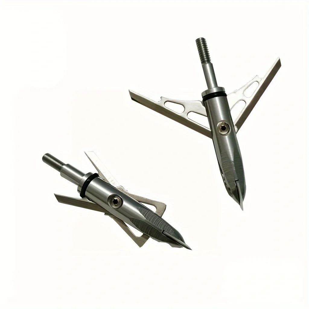 Stainless Steel Hunting Broadheads For Crossbows And Archery Bows
