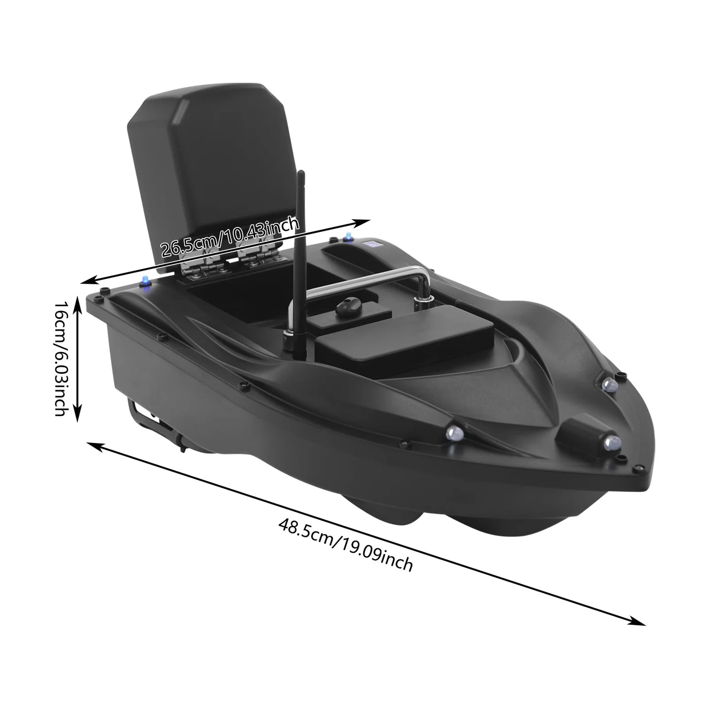 Bymaocar Fishing Bait Boat With GPS And 16 Positioning Points