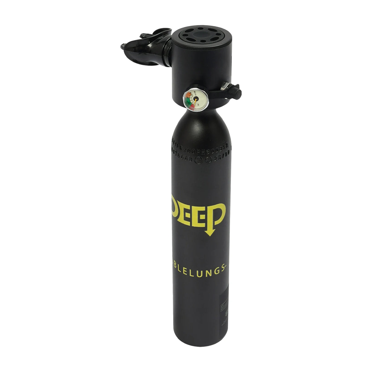 Mini Diving Tank Kit 6061 Aluminum Cylinder With Pressure Gauge