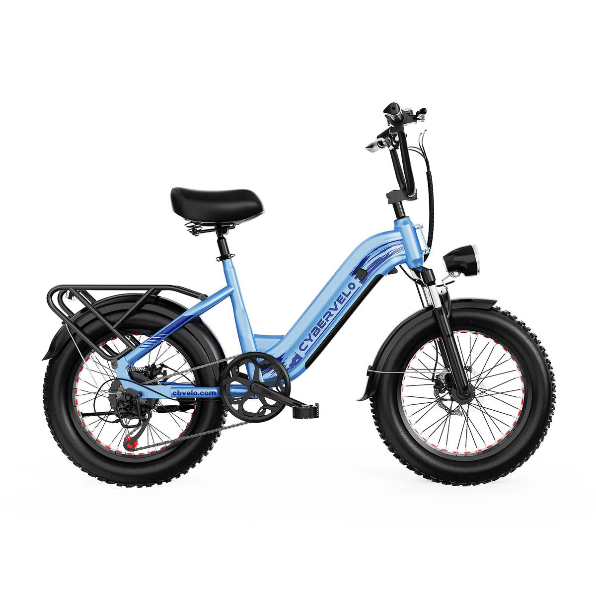 Cybervelo 1500W Peak 20Ah Battery Electric Bike 80 Mile Range