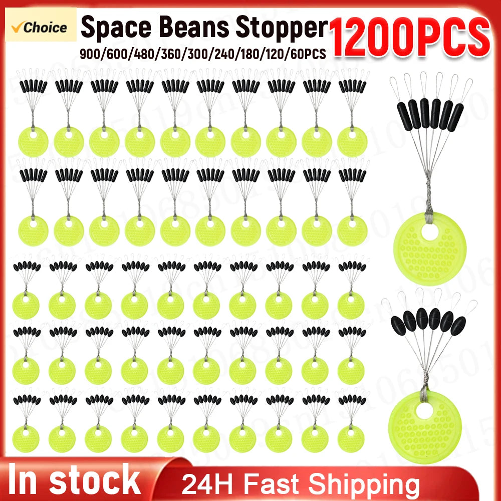 APWIKOGER Fishing Float Bobber Oval Line Stops For Catfish