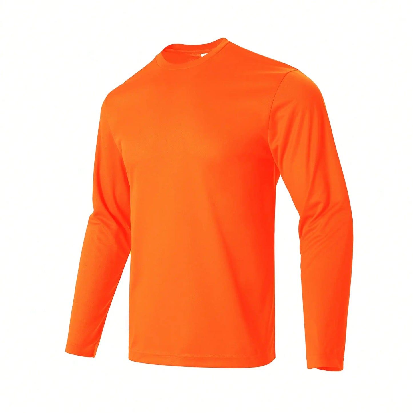 Men Performance Long Sleeve Moisture Wicking Athletic Tee