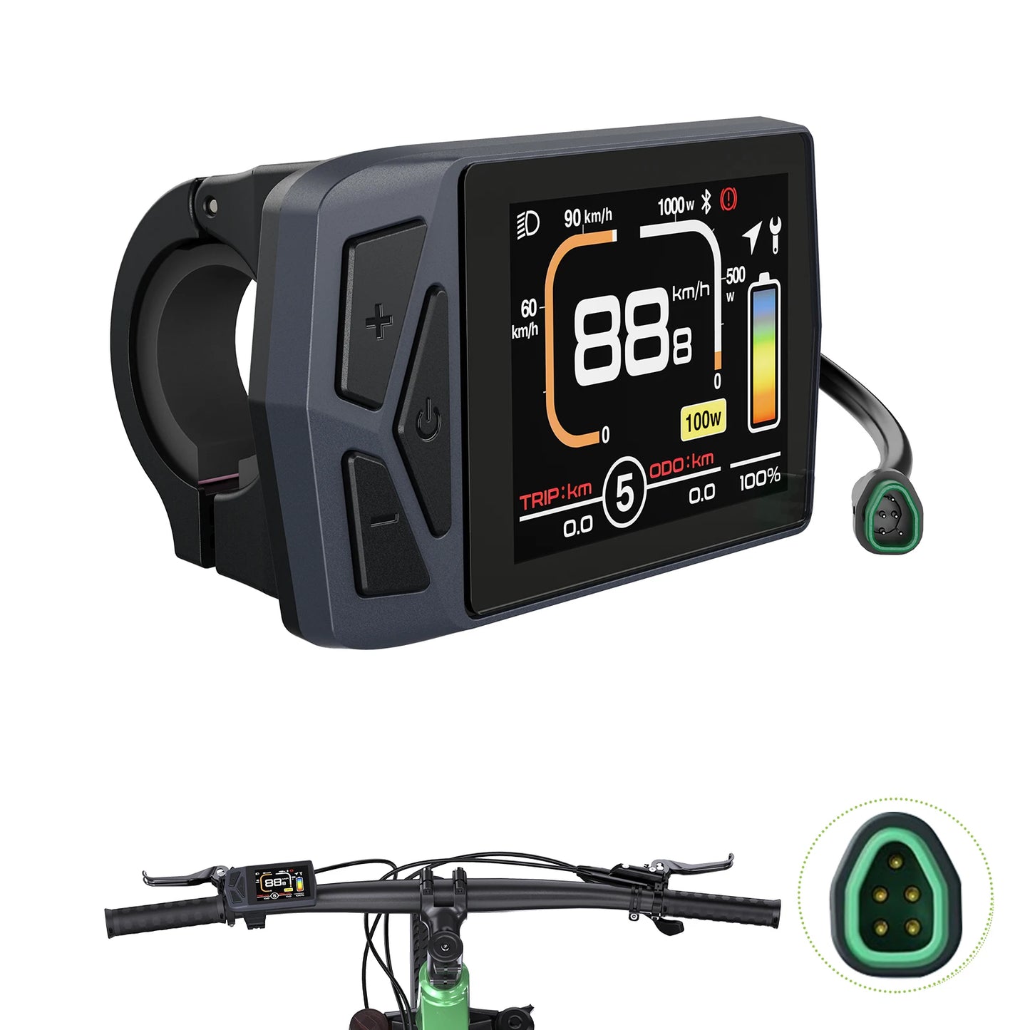 Varstrom EKD01 Electric Bike Display CAN UART Bluetooth Navigation