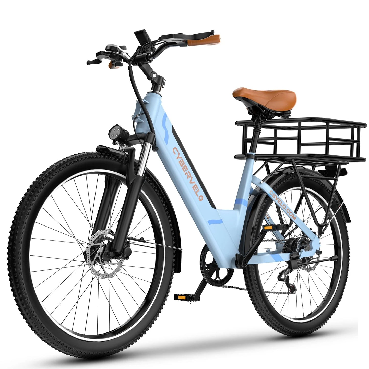 CYBERVELO 1000W Peak Electric Bike With Removable Battery And 7 Speed