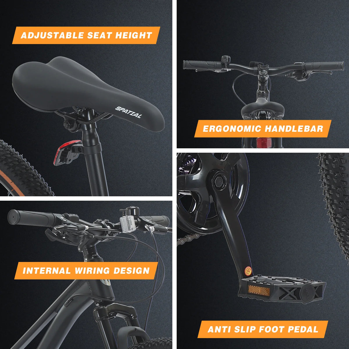 Spatial Mt24Fs 2.0 24 Inch Hardtail Mountain Bike