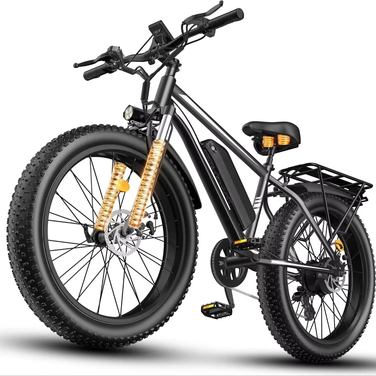 OBX 1000W Brushless Motor Electric Bicycle 48V 15Ah Battery