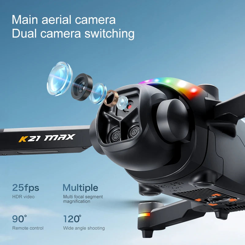 K21MAX Drone With Remote Controller For Beginners Return Home