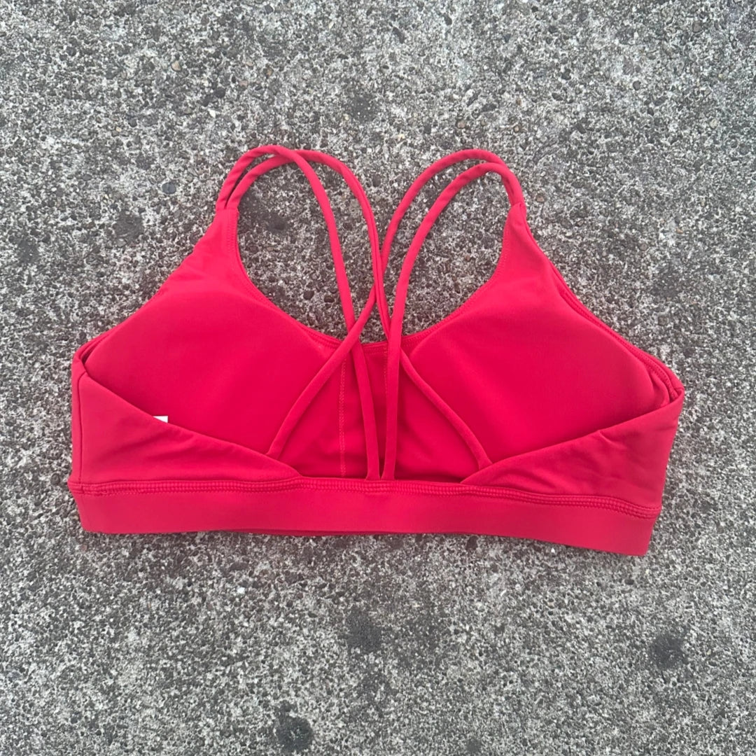 Solid Color Women's High Strength Cross Fit Sports Bra