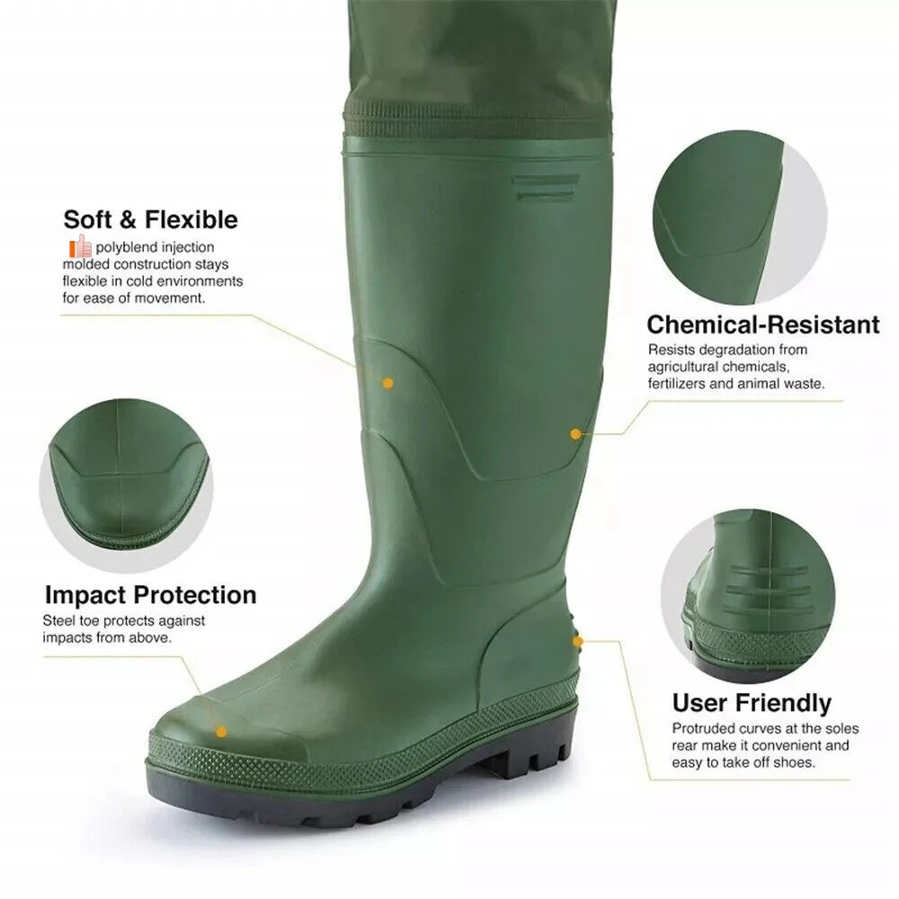 Night Cat Waterproof Chest Wader Boots for Men Women