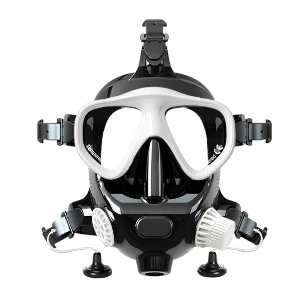 Smaco Full Face Snorkel Mask With Silicone 180 Degree View