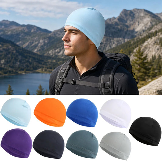 Breathable Skull Cap 9 Pack Unisex Moisture Wicking For Sports