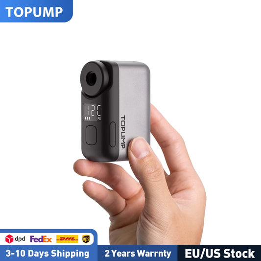 Topump TB2 Pro Electric Mini Portable Bike Tire Inflator Cordless 120 PSI