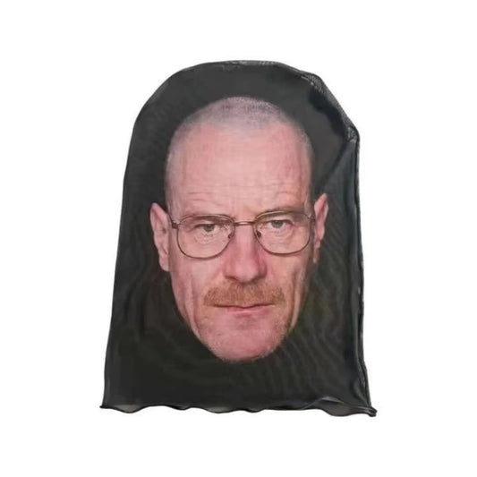Visual Mesh Full Face Mask Horror Cosplay Prop