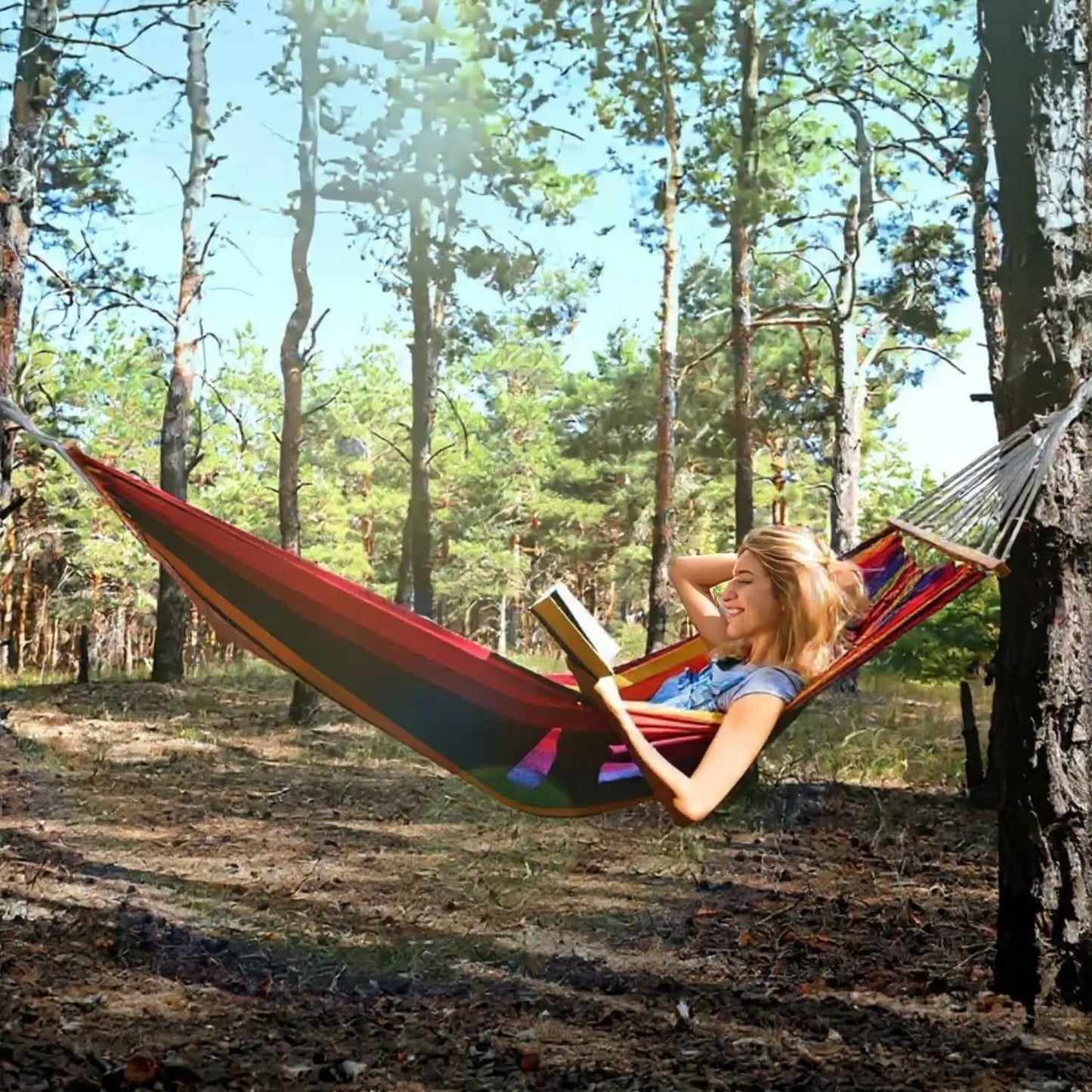 GYROOR Adjustable Stand Hammock With 600 Lb Capacity Storage Bag