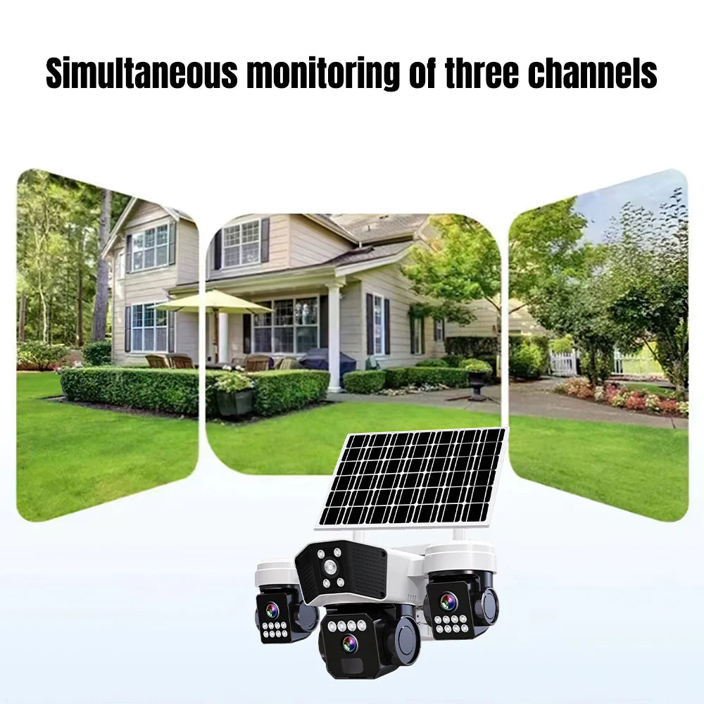 Kepeak 6MP Solar Wireless PTZ Security Camera With Night Vision
