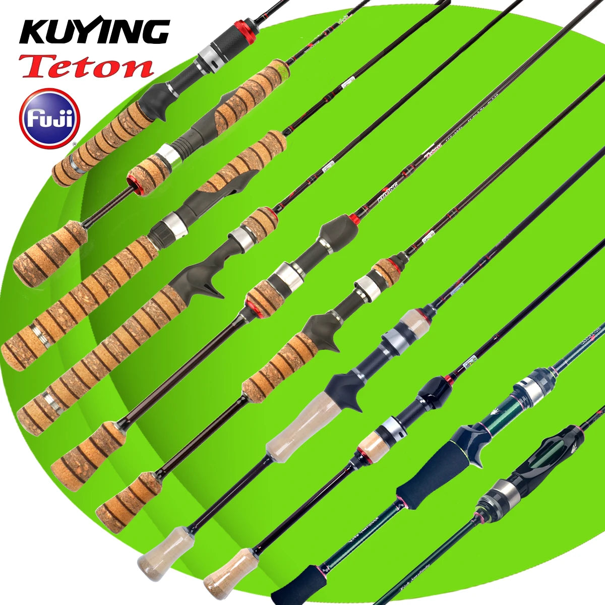 KUYING TETON Spinning Casting Rod Carbon Fuji Parts