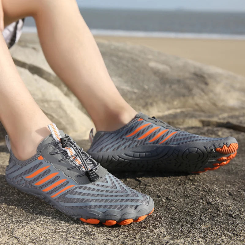 Men Water Shoes For Beach Surfing And Walking Lightweight