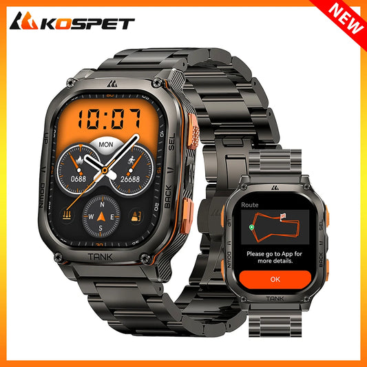 KOSPET Tank M3 Ultra GPS Smartwatch Waterproof 5ATM AMOLED
