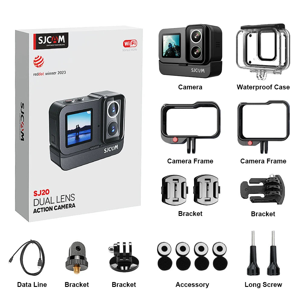 SJCAM SJ20 4K Action Camera With 5G WiFi Stabilizer