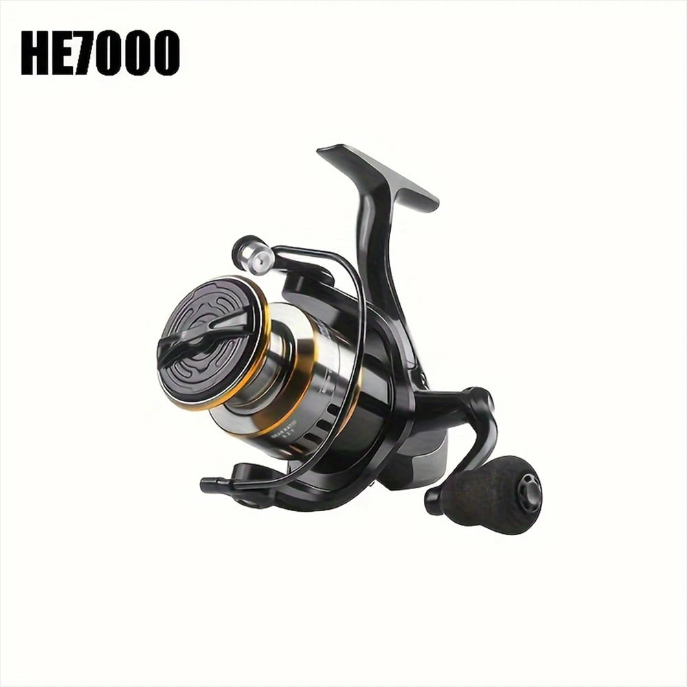 Spinning Reel With Metal Spool And Rocker Arm Five Point Two To One Gear Ratio