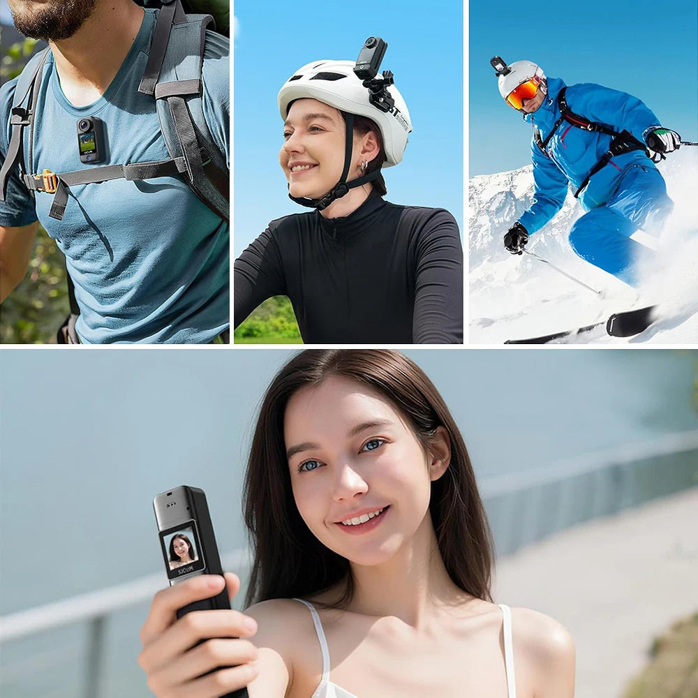 SJCAM C300 Waterproof Pocket Action Camera Vlogging Combo Long Battery