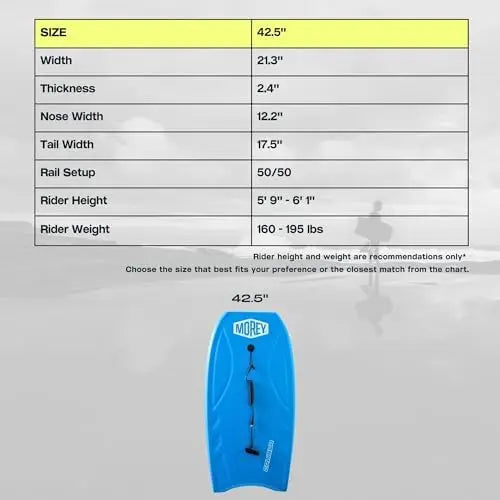 Premium Boogie Board Original Bodyboard For Ocean Surfing