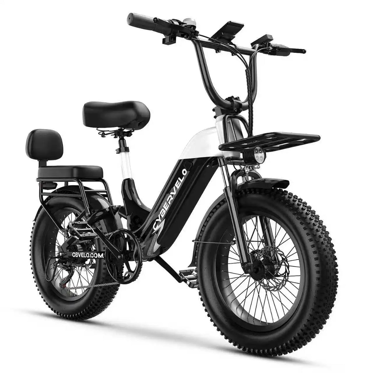 Cybervelo 1500W Peak 20Ah Battery Electric Bike 80 Mile Range