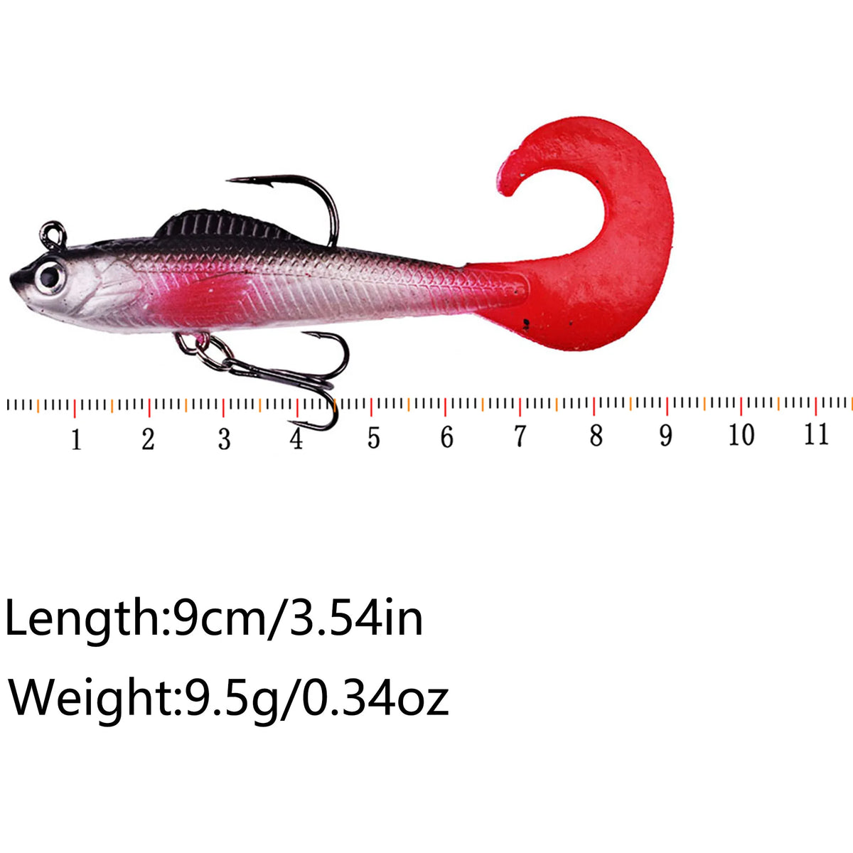 Bodecin Soft Silicone Wobbler Fishing Lures For Sea Bass Pike