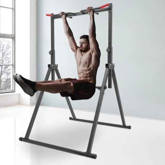 Power Tower Pull Up Bar Dip Station Home Gym Equipment