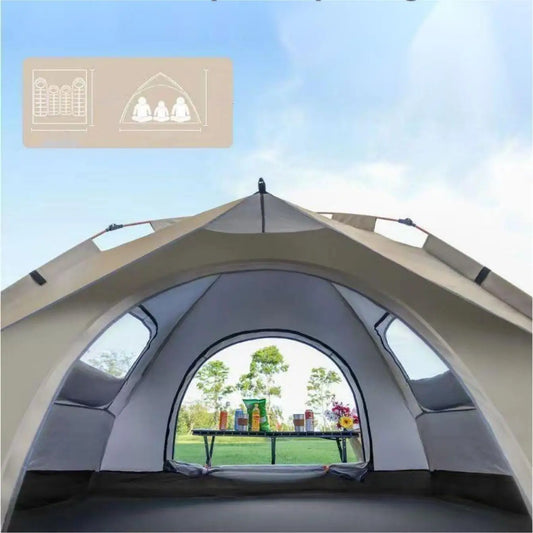 Pakicetus Outdoor Shelter Sunshade Camping Tent Two Doors And Windows