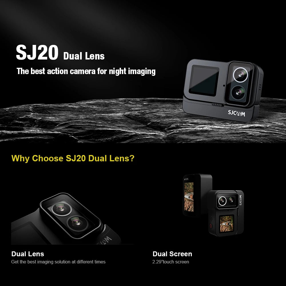 SJCAM SJ20 4K Action Camera With 5G WiFi Stabilizer