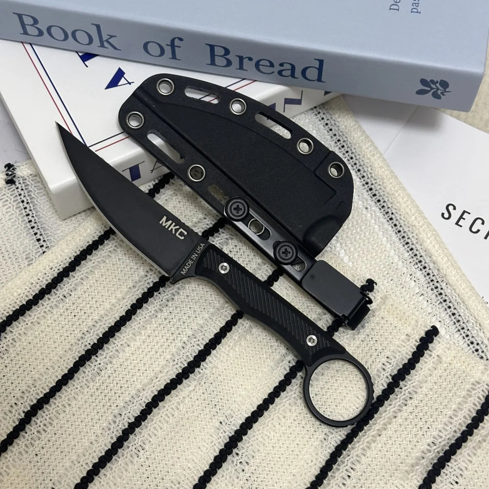 Wargoat Tactical Straight Knife With Stainless Steel Blade