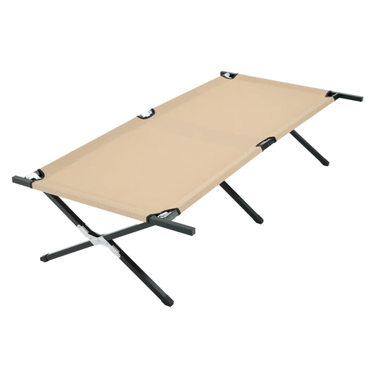JHK Portable Folding Camping Cot With Sturdy Carbon Steel Frame