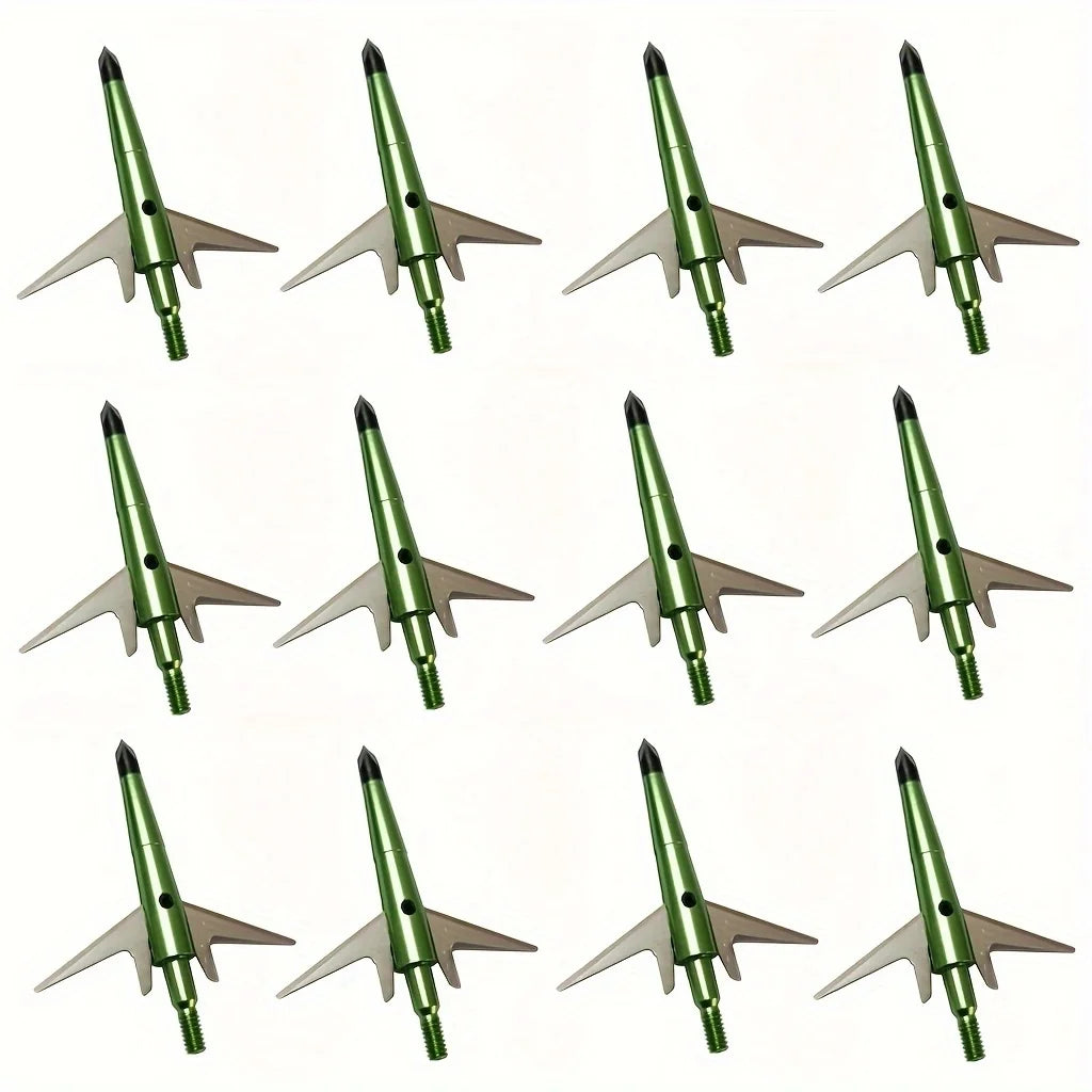 Stainless Steel Expandable Archery Hunting Broadheads Arrow Tips