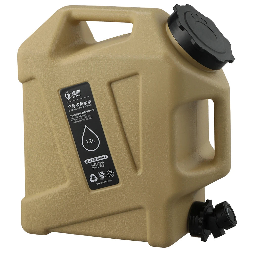 APWIKOGER Camping Water Container Storage Carrier Outdoor Hiking