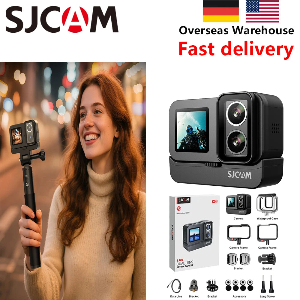 SJCAM SJ20 4K Action Camera With 5G WiFi Stabilizer