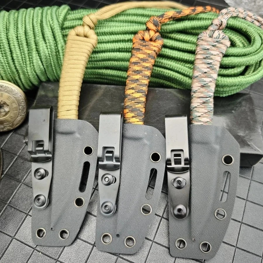 DIY Supplies Outdoor Hunting Knife With Sheath MKC 440C Blade