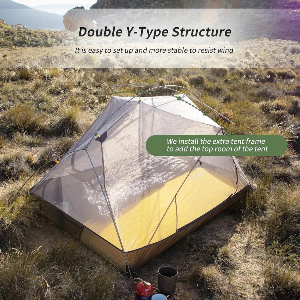 Naturehike Mongar Waterproof Ultralight Double Layer Camping Tent