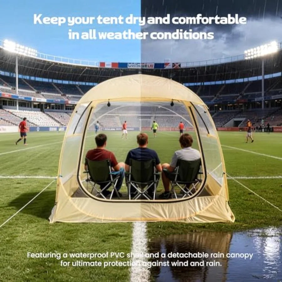 Pop Up Sports Bubble Tent Instant Clear Viewing Shelter