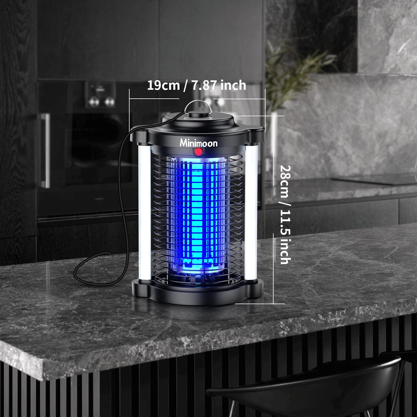 Bug Zapper Outdoor Mosquito Zapper With Led Light 4200V 15W