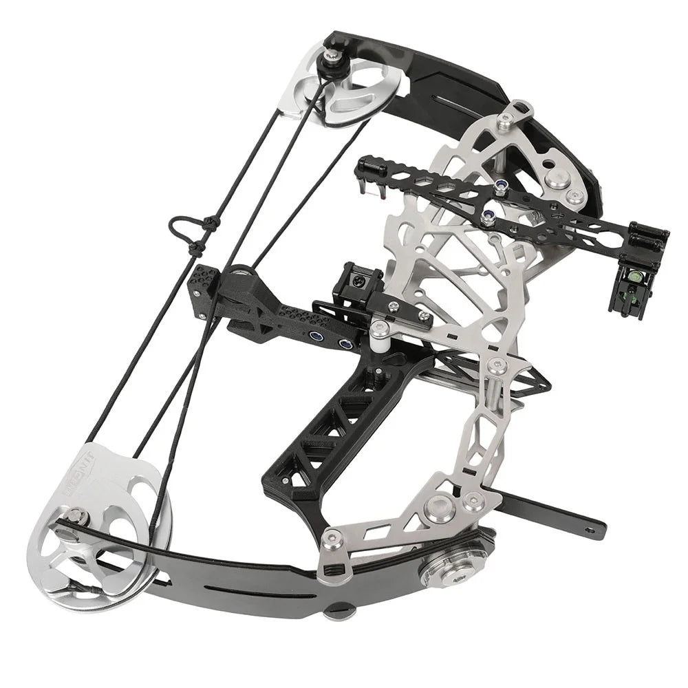 Adjustable Compound Hunting Bow Featuring Stainless Steel Limbs